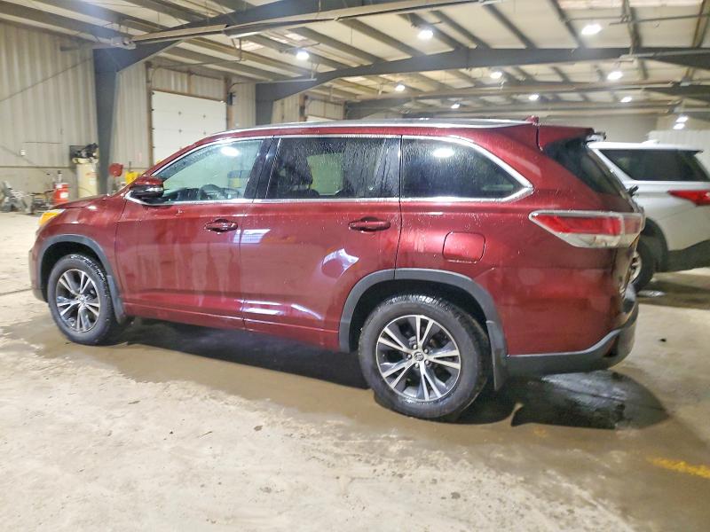 Photo 2 from auction – 2016 TOYOTA HIGHLANDER with VIN 5TDJKRFH9GS281447
