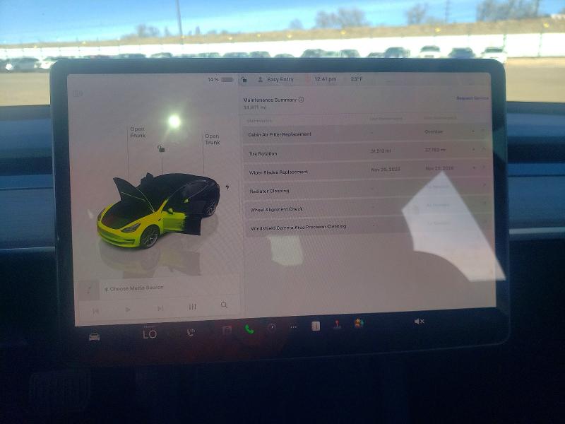 Photo 9 from auction – 2022 TESLA MODEL 3 with VIN 5YJ3E1EB6NF202302