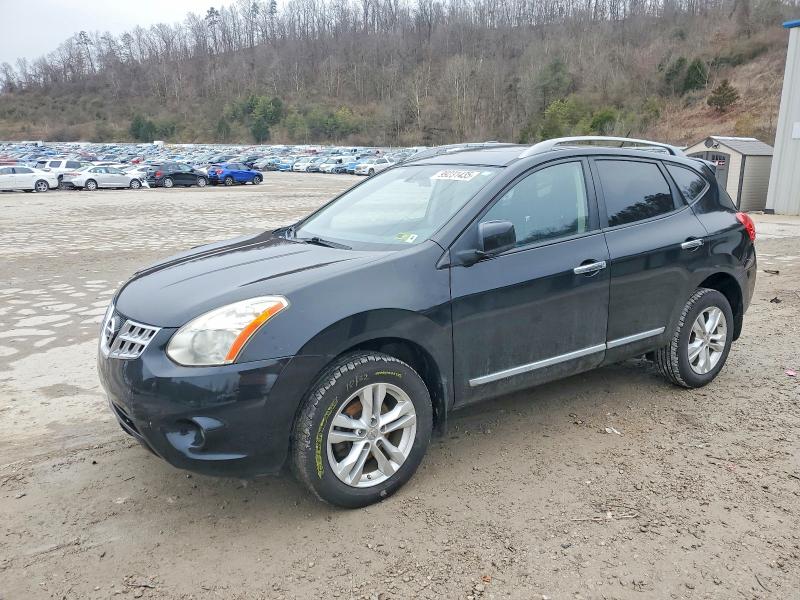 NISSAN ROGUE S 2013 with VIN JN8AS5MT1DW540206 - Photo from auction