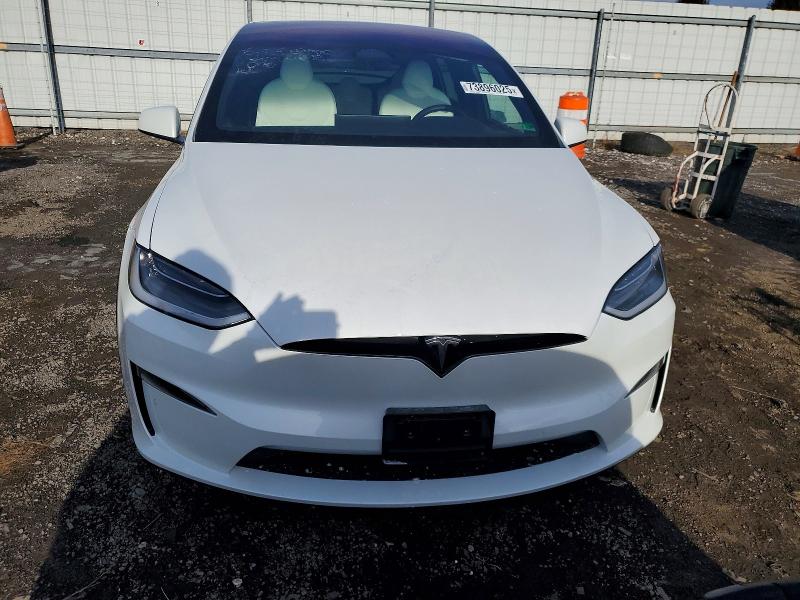 Photo 5 from auction – 2022 TESLA MODEL X with VIN 7SAXCAE57NF362905
