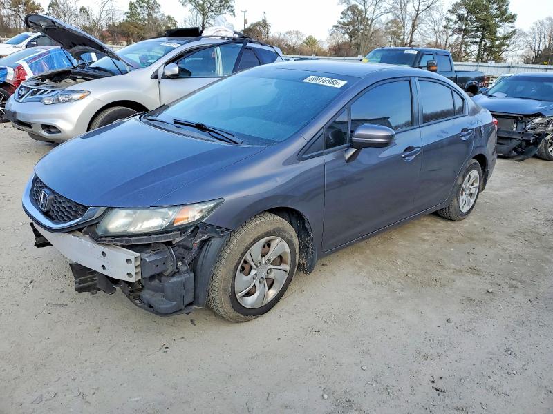 HONDA CIVIC LX 2014 with VIN 19XFB2E50EE032174 - Photo from auction