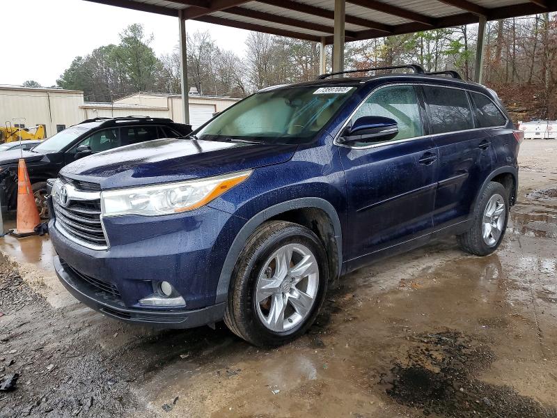 TOYOTA HIGHLANDER 2014 with VIN 5TDDKRFH7ES052985 - Photo from auction