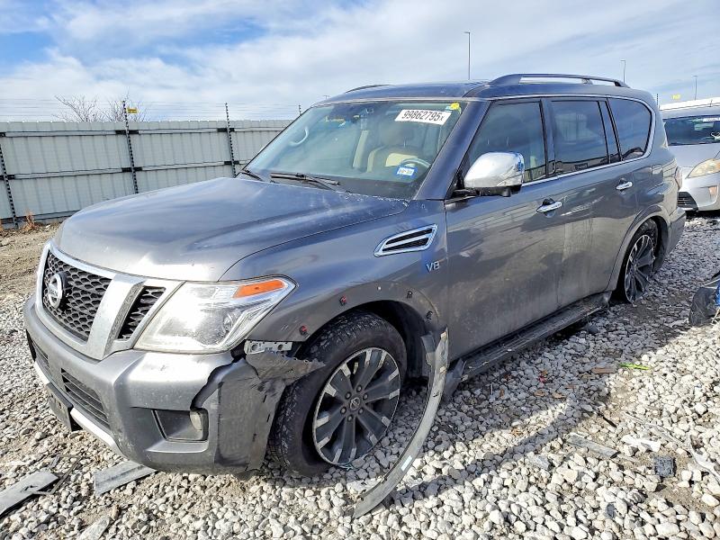 NISSAN ARMADA 2018 with VIN JN8AY2NF2J9330715 - Photo from auction
