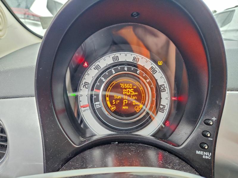 Photo 9 from auction – 2012 FIAT 500 POP with VIN 3C3CFFAR0CT335296
