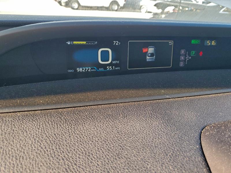 Photo 9 from auction – 2016 TOYOTA PRIUS with VIN JTDKBRFU1G3002611