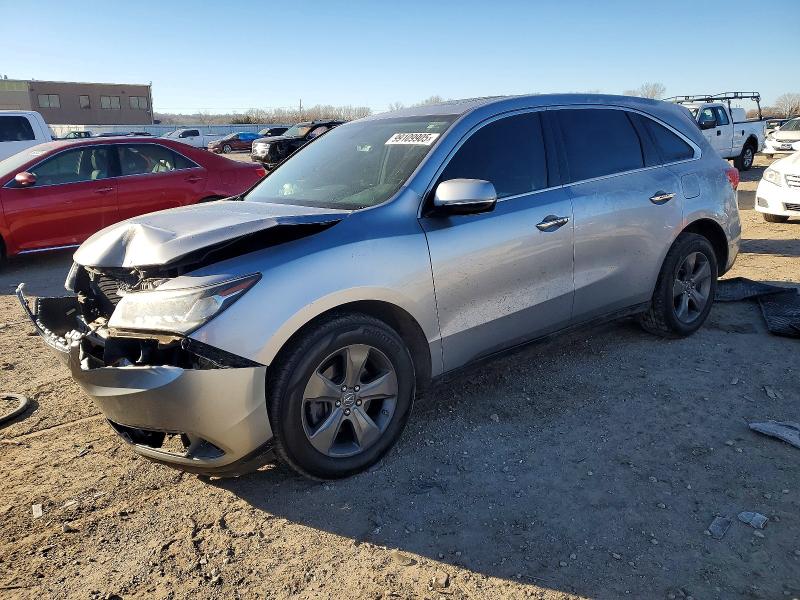 ACURA MDX 2016 with VIN 5FRYD4H29GB040883 - Photo from auction