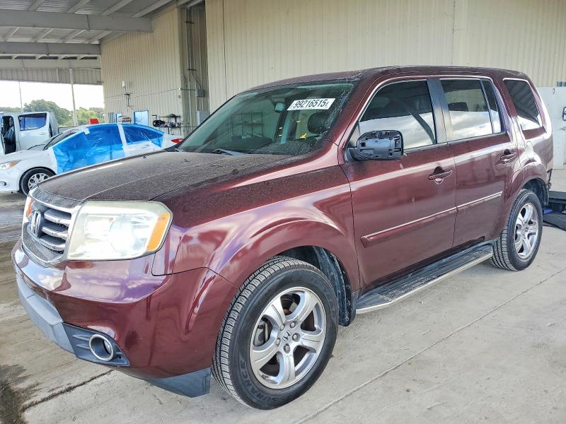 HONDA PILOT EXL 2013 with VIN 5FNYF3H52DB022110 - Photo from auction
