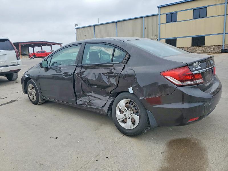 Photo 2 from auction – 2014 HONDA CIVIC LX with VIN 2HGFB2F55EH537888
