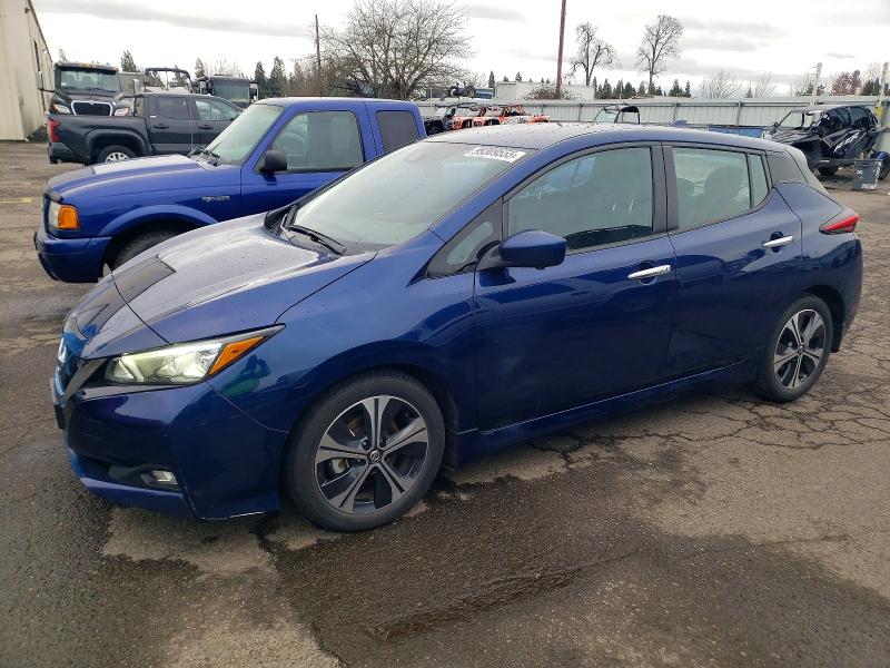 NISSAN LEAF SV 2021 with VIN 1N4AZ1CV8MC550015 - Photo from auction