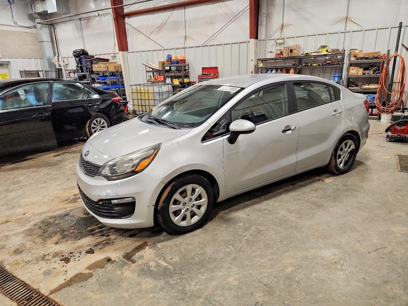 KIA RIO LX 2016 with VIN KNADM4A39G6554289 - Photo from auction