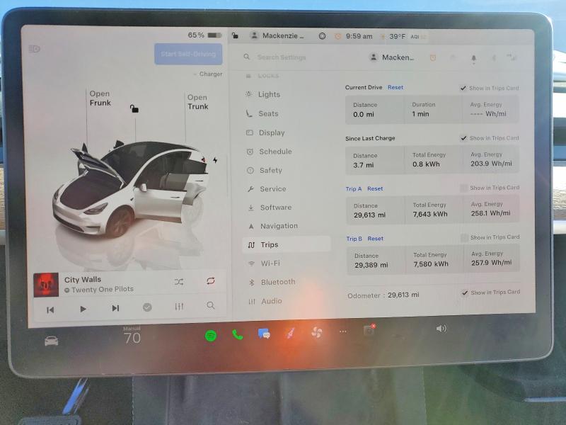 Photo 9 from auction – 2024 TESLA MODEL Y with VIN 7SAYGDEE8RA301771