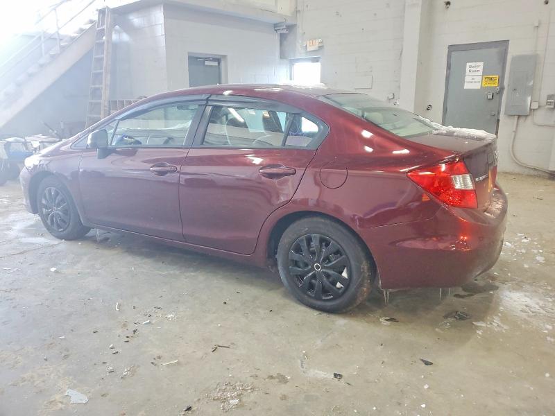 Photo 2 from auction – 2012 HONDA CIVIC LX with VIN 2HGFB2F50CH551680