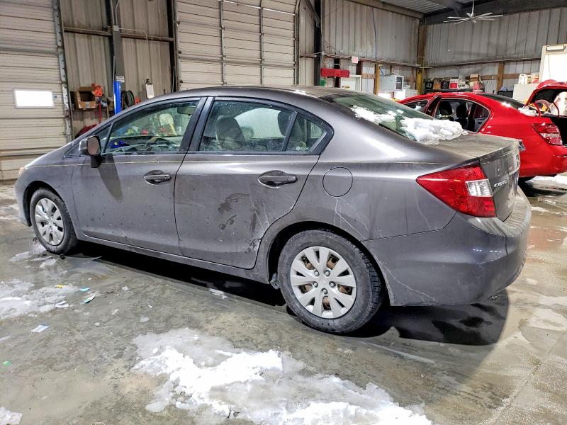 Photo 2 from auction – 2012 HONDA CIVIC LX with VIN 19XFB2F56CE081360