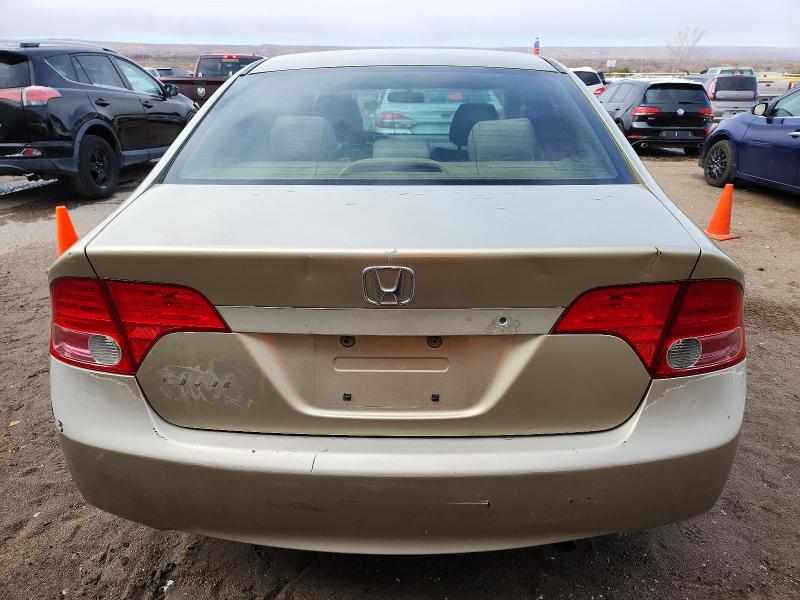 Photo 6 from auction – 2008 HONDA CIVIC LX with VIN 1HGFA16528L038762