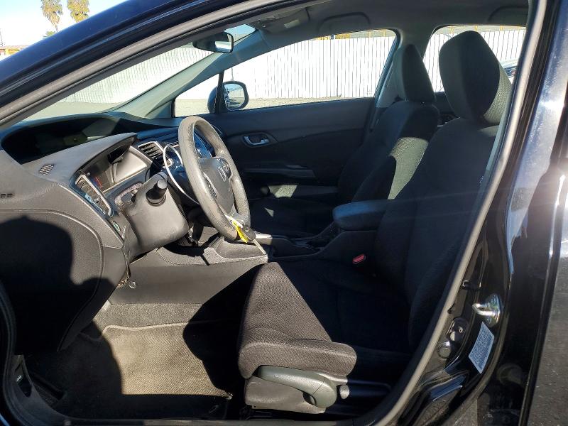 Photo 7 from auction – 2013 HONDA CIVIC LX with VIN 19XFB2F52DE275823