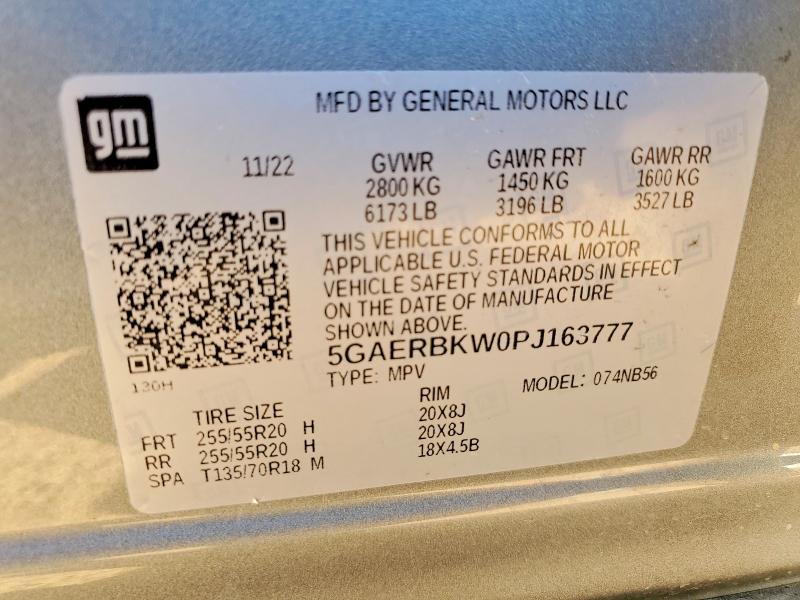 Photo 14 from auction – 2023 BUICK ENCLAVE with VIN 5GAERBKW0PJ163777