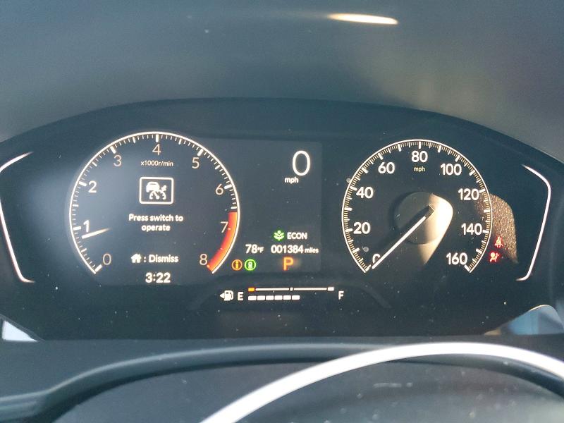 Photo 9 from auction – 2025 HONDA CIVIC with VIN 19XFL2H8XSE035937