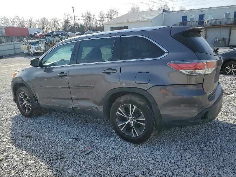 Photo 2 from auction – 2016 TOYOTA HIGHLANDER with VIN 5TDJKRFH8GS264431