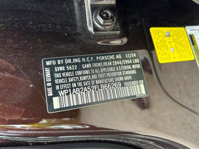 Photo 10 from auction – 2015 PORSCHE MACAN S with VIN WP1AB2A52FLB66269