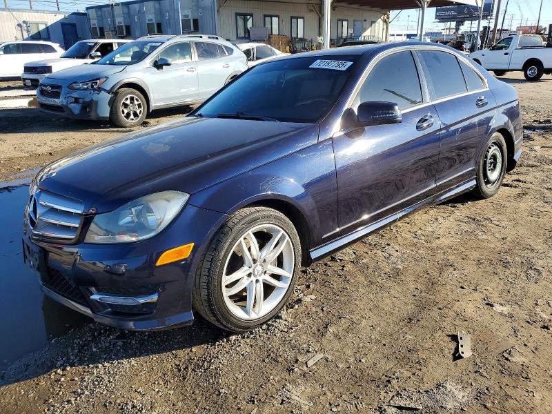 MERCEDES-BENZ C 2013 with VIN WDDGF4HB2DR247442 - Photo from auction