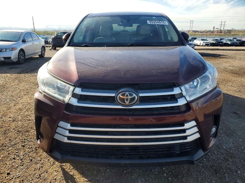 Photo 5 from auction – 2019 TOYOTA HIGHLANDER with VIN 5TDZZRFH3KS351869