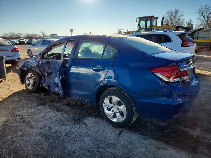 Photo 2 from auction – 2013 HONDA CIVIC LX with VIN 2HGFB2F56DH549546