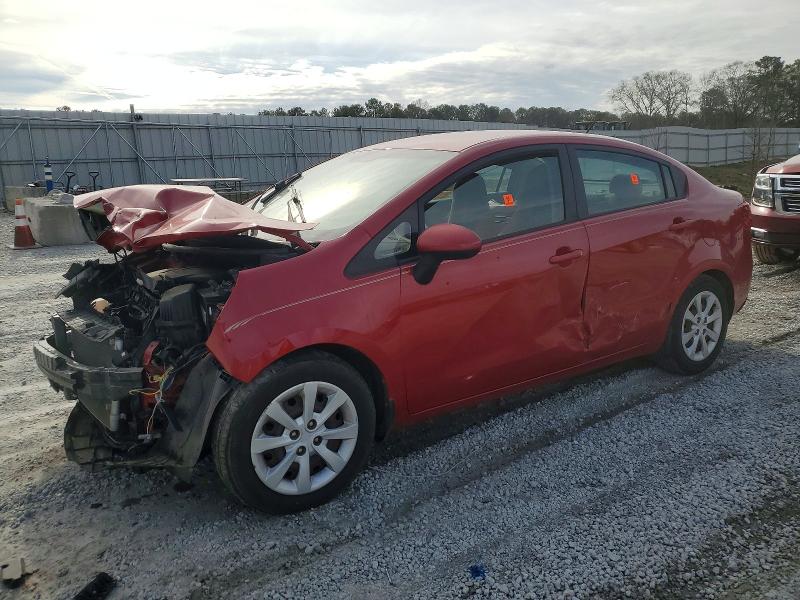 KIA RIO LX 2014 with VIN KNADM4A30E6350848 - Photo from auction