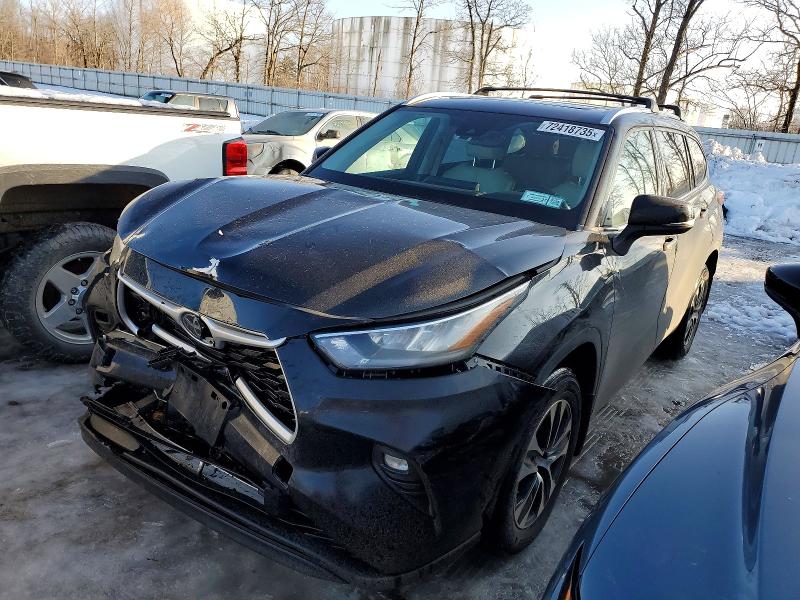 TOYOTA HIGHLANDER 2020 with VIN 5TDHZRBH4LS029003 - Photo from auction
