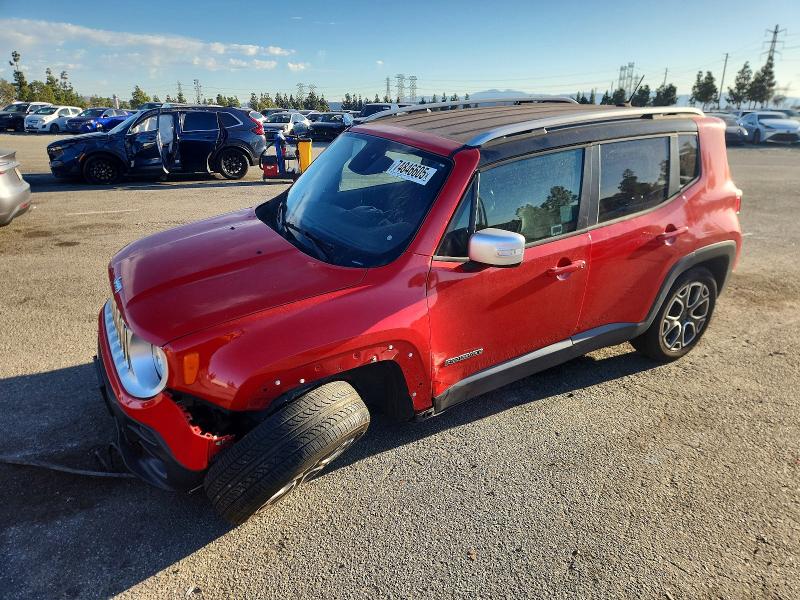 Photo 1 from auction – 2017 JEEP RENEGADE L with VIN ZACCJBDB9HPE93121
