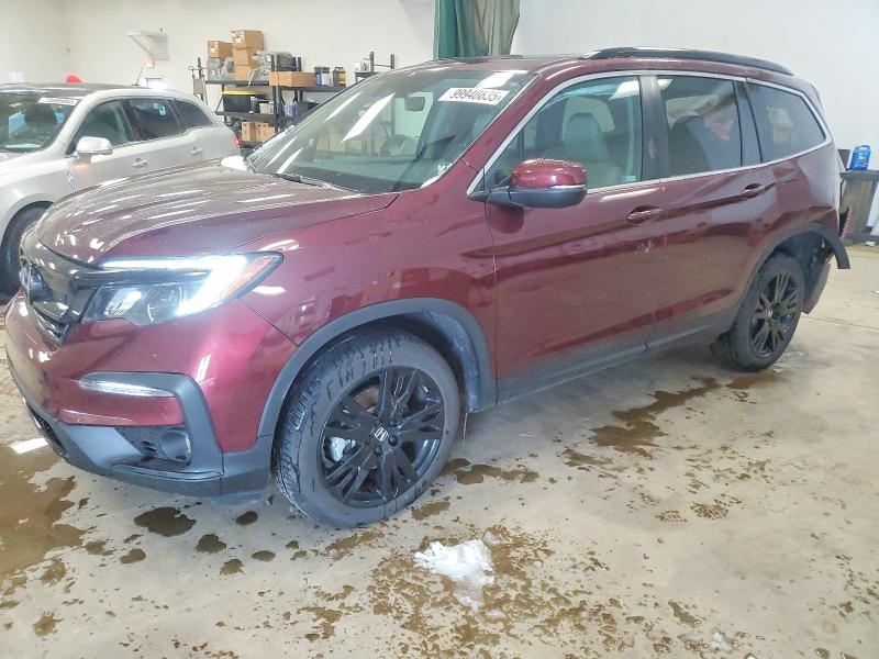 Photo 1 from auction – 2022 HONDA PILOT SE with VIN 5FNYF6H2XNB052254