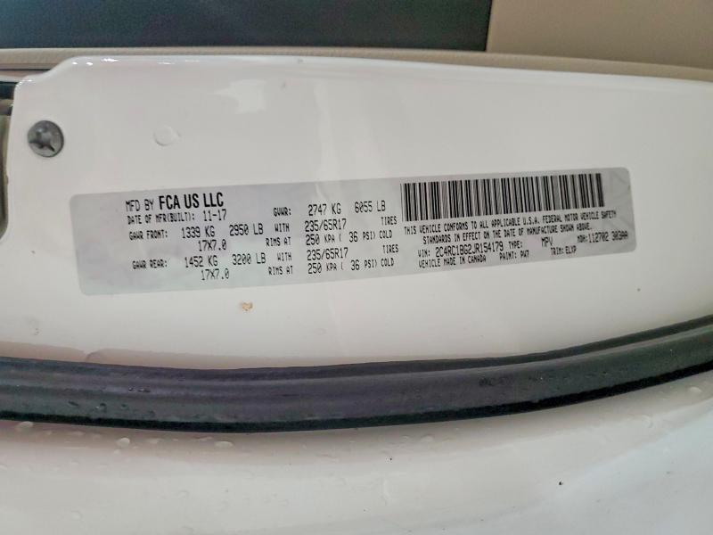 Photo 14 from auction – 2018 CHRYSLER PACIFICA with VIN 2C4RC1BG2JR154179