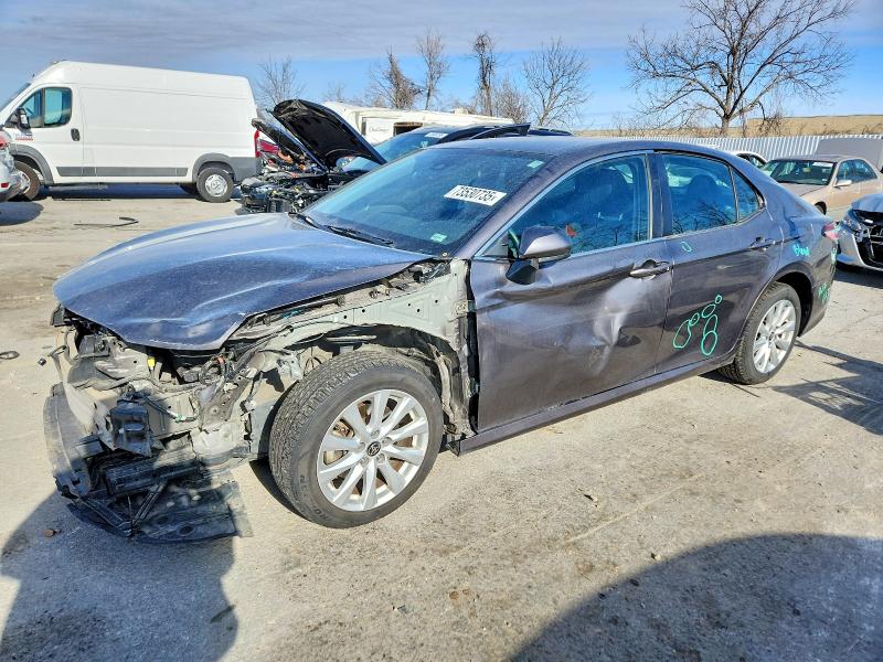 TOYOTA CAMRY LE 2020 with VIN 4T1C11AK2LU363263 - Photo from auction