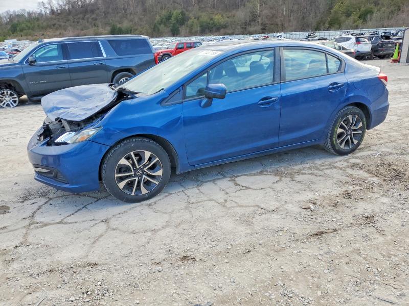 HONDA CIVIC EX 2014 with VIN 2HGFB2F86EH557447 - Photo from auction