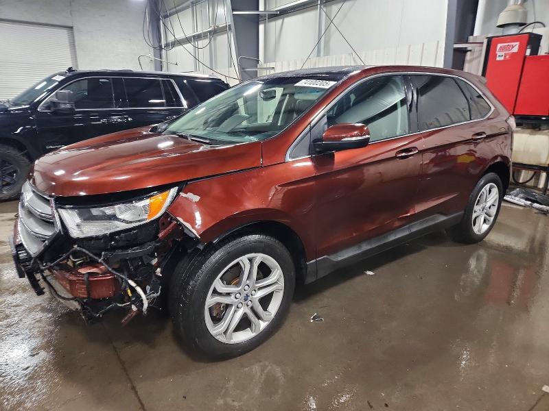 FORD EDGE TITAN 2015 with VIN 2FMPK4K93FBC00028 - Photo from auction