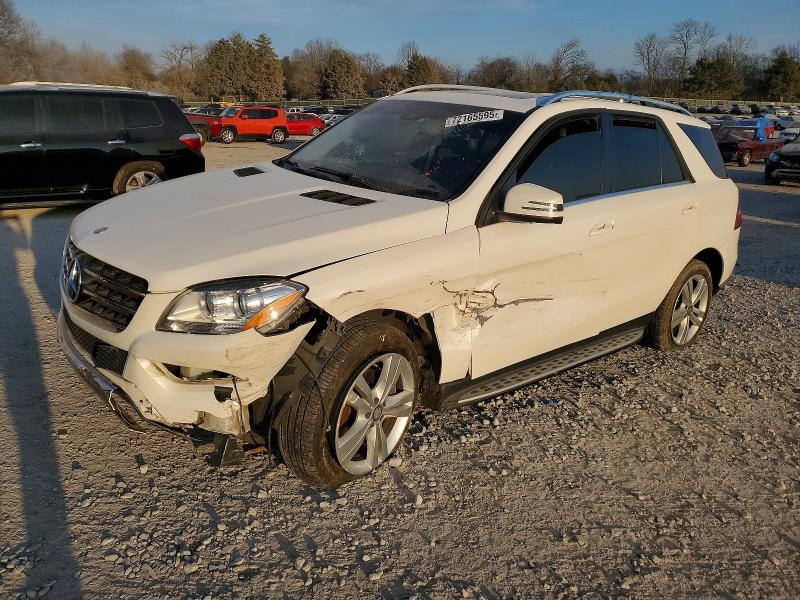 MERCEDES-BENZ ML 350 BLU 2014 with VIN 4JGDA2EB5EA356221 - Photo from auction