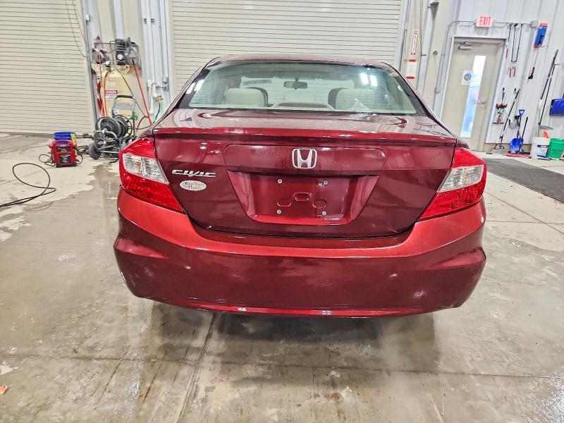 Photo 6 from auction – 2012 HONDA CIVIC LX with VIN 19XFB2F51CE062716
