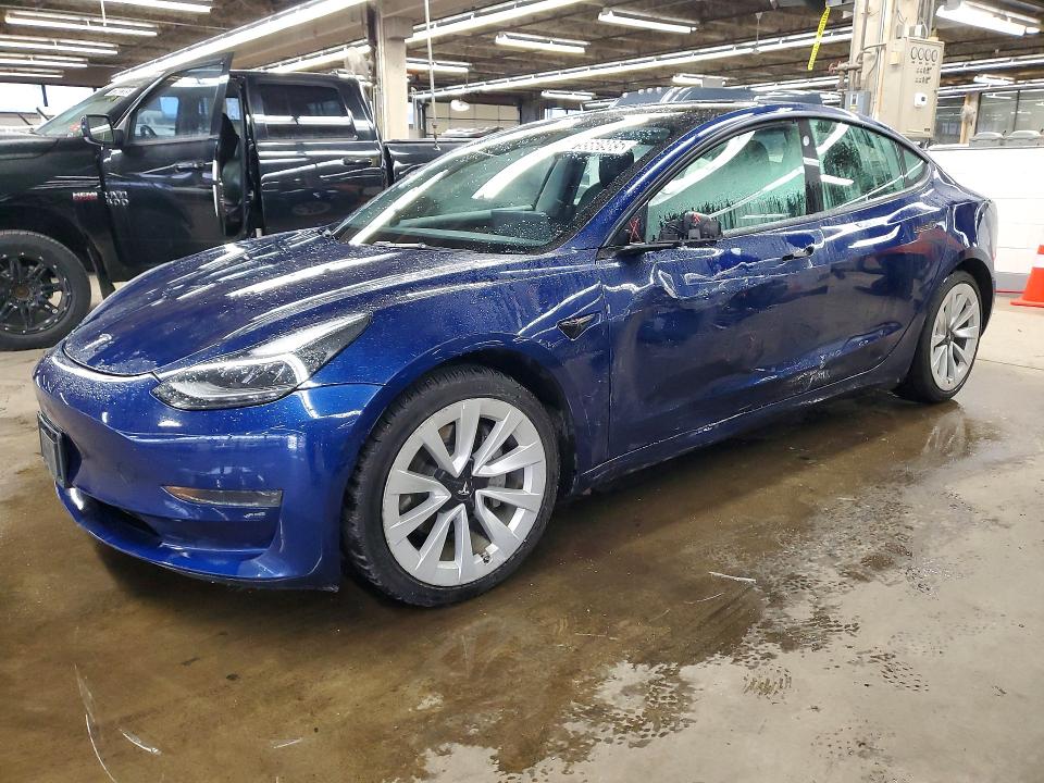 TESLA MODEL 3 2022 with VIN 5YJ3E1EA9NF190878 - Photo from auction