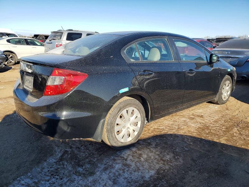 Photo 3 from auction – 2012 HONDA CIVIC LX with VIN 19XFB2F54CE037311