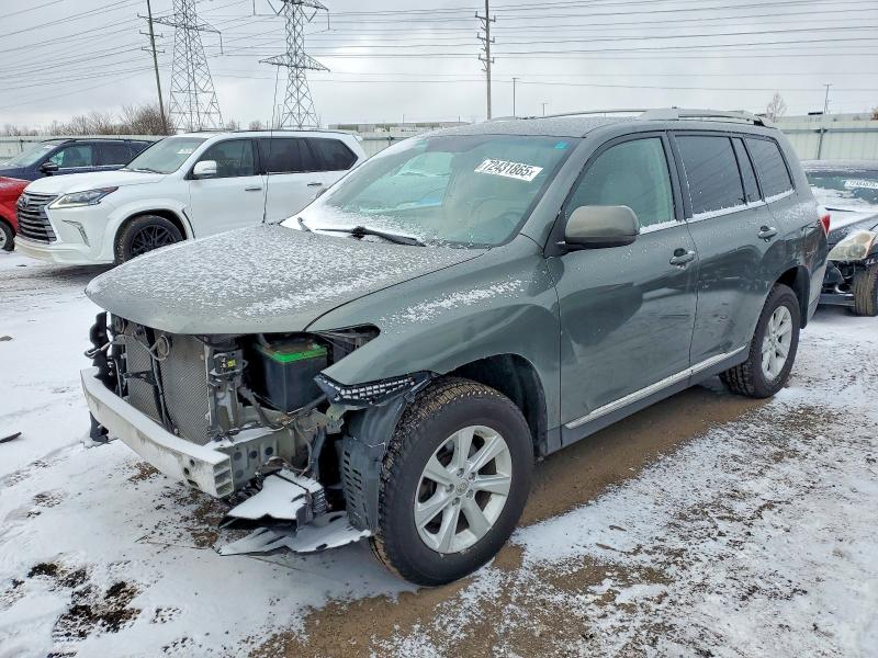 TOYOTA HIGHLANDER 2012 with VIN 5TDBK3EH0CS114486 - Photo from auction