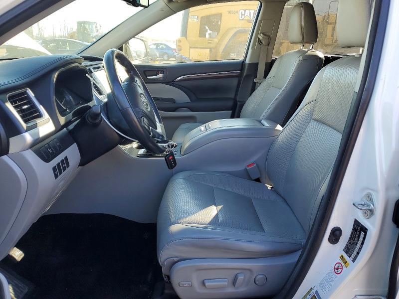 Photo 7 from auction – 2015 TOYOTA HIGHLANDER with VIN 5TDDKRFH1FS098667