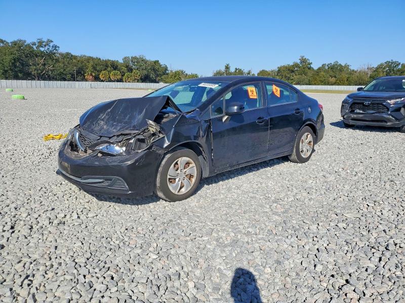 HONDA CIVIC LX 2013 with VIN 19XFB2F54DE060718 - Photo from auction