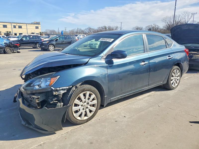 NISSAN SENTRA S 2016 with VIN 3N1AB7AP1GY235402 - Photo from auction