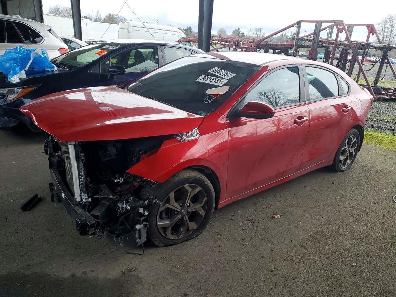 KIA FORTE FE 2021 with VIN 3KPF24AD7ME346248 - Photo from auction