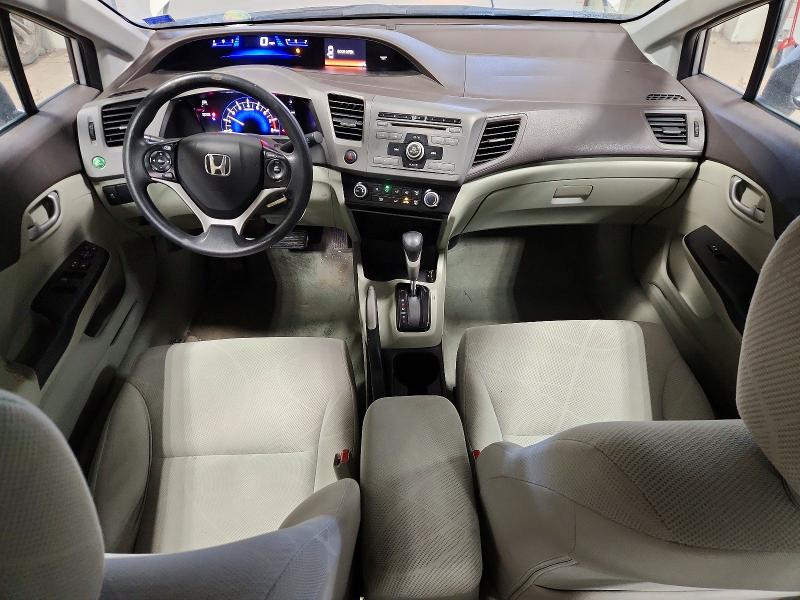 Photo 8 from auction – 2012 HONDA CIVIC LX with VIN 19XFB2F59CE010458