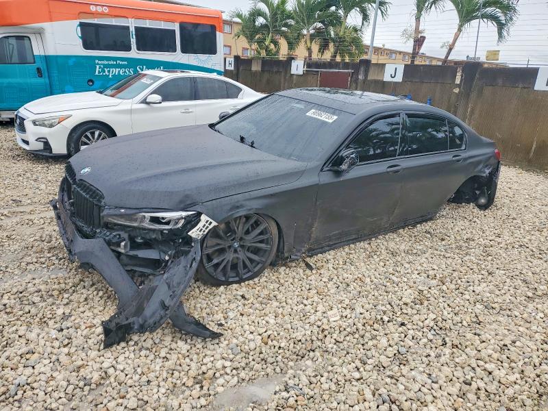 BMW 740 I 2022 with VIN WBA7T2C05NCG97586 - Photo from auction