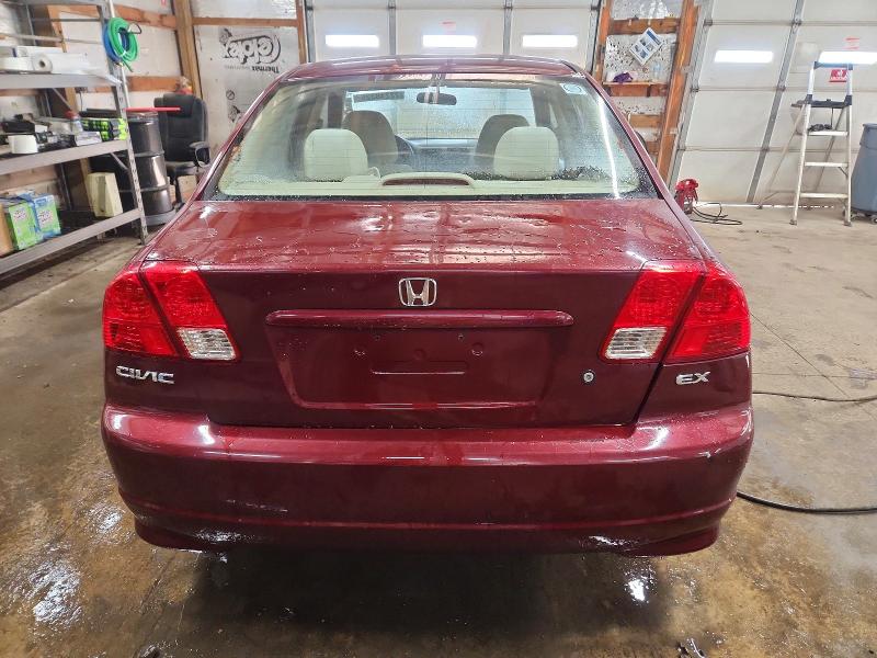 Photo 6 from auction – 2004 HONDA CIVIC EX with VIN 1HGES26784L017747