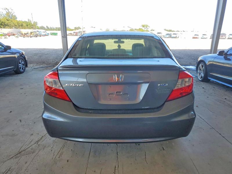 Photo 6 from auction – 2012 HONDA CIVIC HF with VIN 2HGFB2F67CH316850