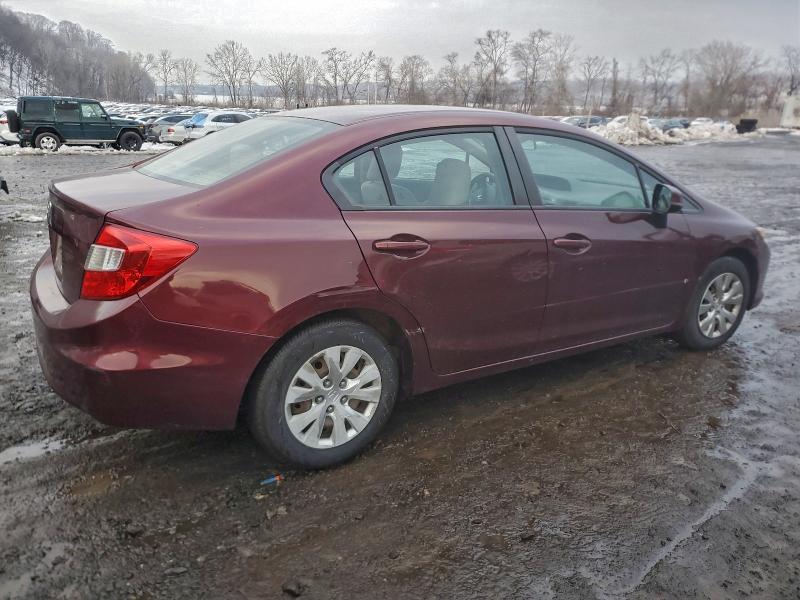 Photo 3 from auction – 2012 HONDA CIVIC LX with VIN 2HGFB2F50CH603566