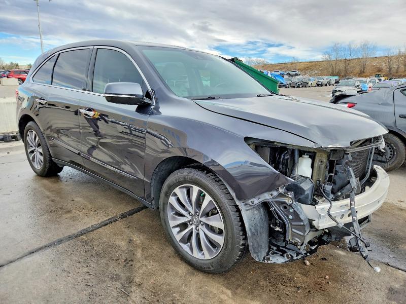 Photo 4 from auction – 2016 ACURA MDX TECHNO with VIN 5FRYD4H42GB017317