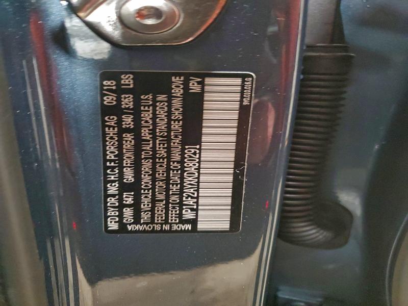 Zdjęcie 14 z aukcji – 2019 PORSCHE CAYENNE TU z VIN WP1AF2AYXKDA80291